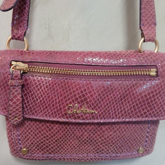 Cole Haan Berry Snake Crossbody💜 - Picture 1 of 13